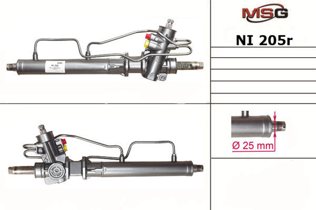 NI205R MSG Rebuilding Рейковий рульовий механізм