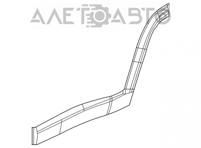 Молдинг задніх лівих дверей FPS FP3812323 ціна, від 15.22 USD