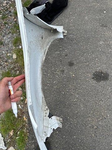 9803150280 Peugeot/Citroen Крило переднє праве