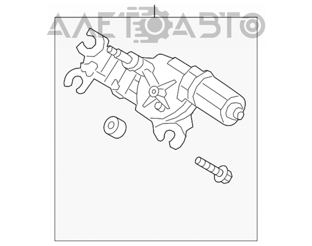 Механізм склоочисника заднього скла 987002V000 Hyundai/Kia