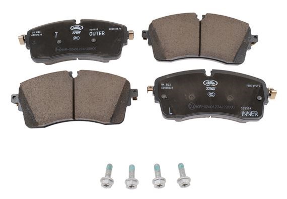 LR164029 Land Rover Передні гальмівні колодки