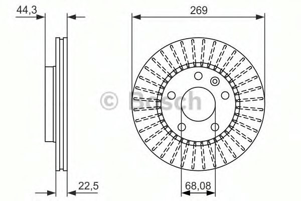 Купити 986479779 Bosch Ротор гальмівний