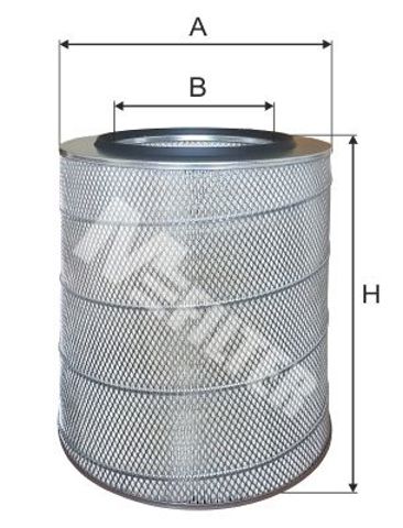 Фільтр повітряний A586 Mfilter