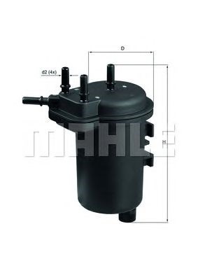 Купити KL432 Mahle Original Фільтр-відстійник палива грубої очистки