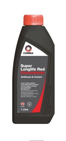 SUPERLLREDKONC1L Comma Охолоджуюча рідина
