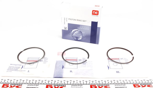 Кільця поршневі на 1 циліндр, STD. NE/NPR 120100002100 ціна, від 26.55 USD
