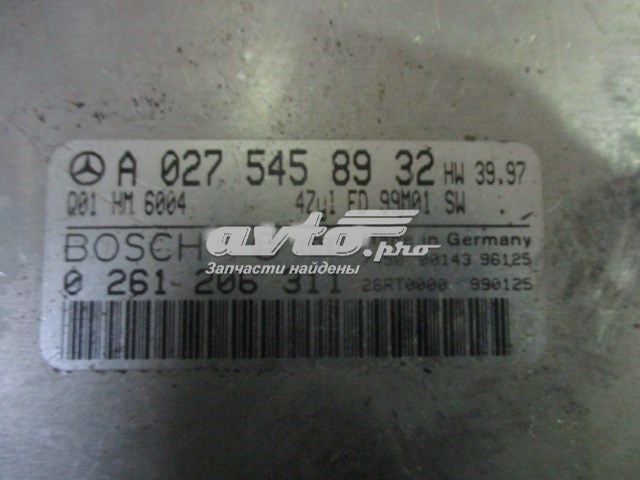  Mercedes A0275458932 ціна, від 139.36 USD