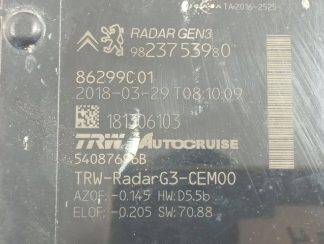  9823753980 Peugeot/Citroen
