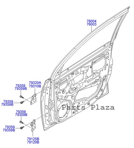 Пасажирські передні двері на Hyundai I10  PA