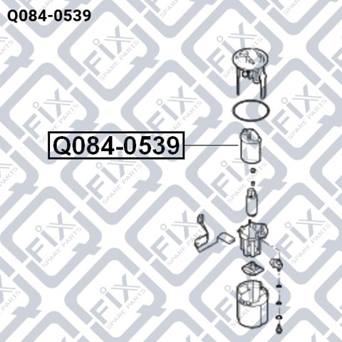 Фільтр паливний Q-fix Q0840539