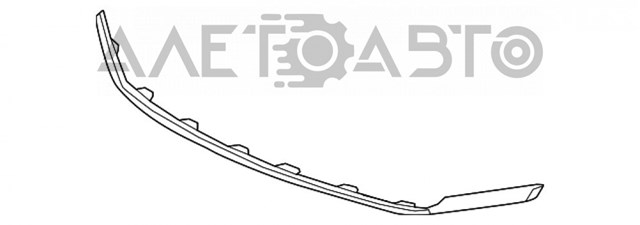 Молдинг решітки радіатора FPS FP3032993 ціна, від 26.65 USD