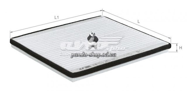 Фільтр повітряний обігрівача Alpha Filter AF5126 ціна, від 4.11 USD