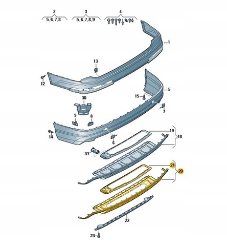  VAG 4M0807434FKA8 ціна, від 101.35 USD