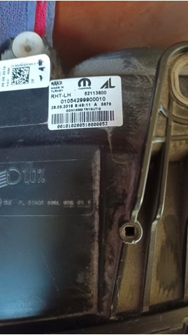  Fiat/Alfa/Lancia 52113800 ціна, від 169.30 USD