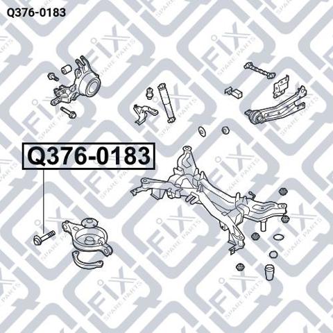 Болт кріплення заднього розвального важеля, внутрішній Q-fix Q3760183