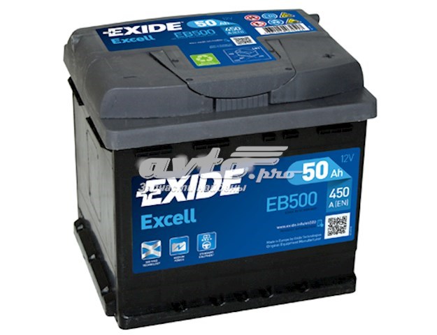 Купити Акумулятор Exide (EB500)