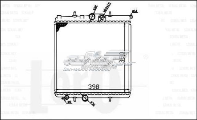 Радіатор основний Depo/Loro/Abakus 0380170001 ціна, від 43.64 USD