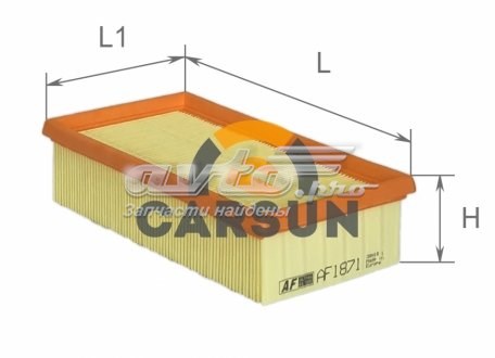 Елемент повітряного фільтра Alpha Filter AF1871 ціна, від 3.55 USD