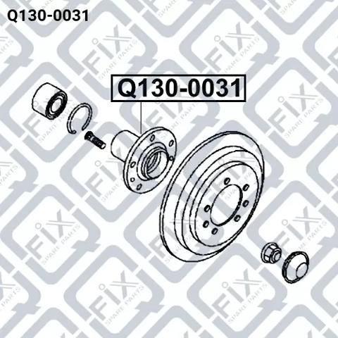 Маточини задніх коліс Q-fix Q1300031 ціна, від 32.70 USD
