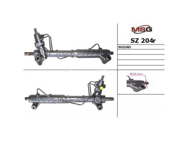 Рульова рейка SZ204R MSG Rebuilding