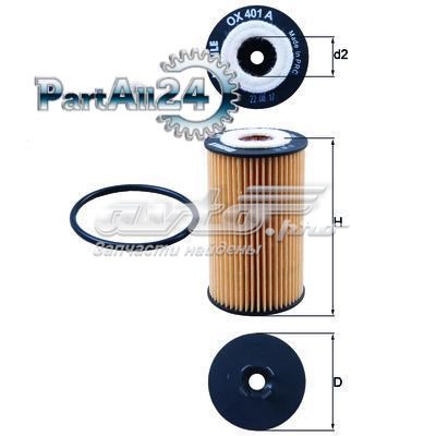 Масляний фільтр OX401DA Mahle Original