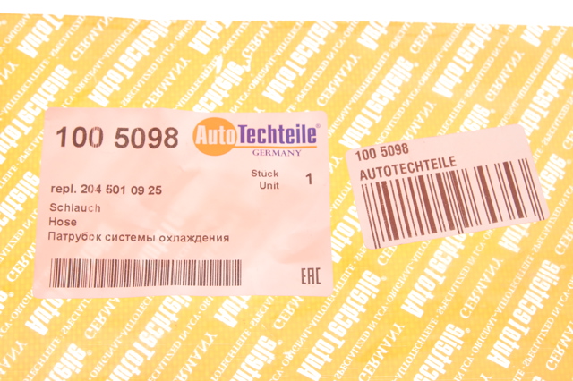 Шланг розширювального бачка, верхній 1005098 Autotechteile