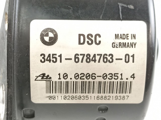 6784764 BMW Насос АБС (ABS) головного гальмівного циліндру