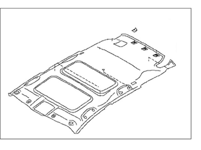Оббивка даху (стеля) 739105RL0A Nissan/Infiniti