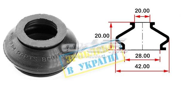 BG0113 Belgum Пильник стійки стабілізатора переднього