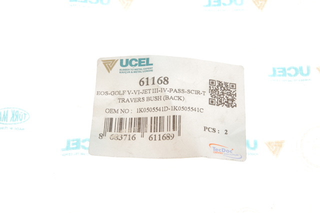 61168 Uc-el Сайлентблоки поздовжніх важелів передньої підвіски