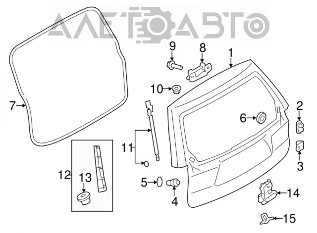 Купити 63186SG000 Subaru 
