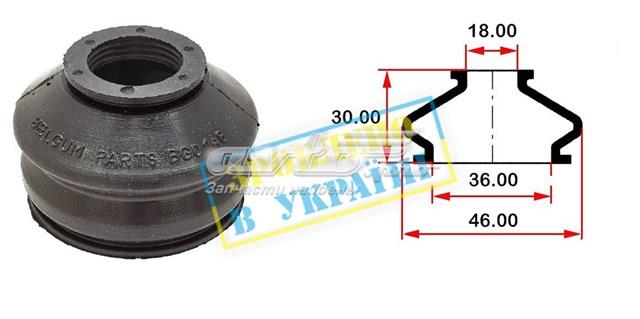 BG0148 Belgum Пильник опори кульової нижній