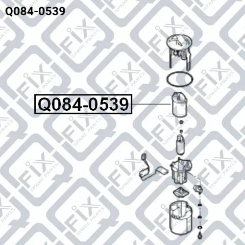 Купити Q0840539 Q-fix Фільтр-відстійник палива грубої очистки