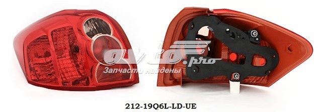 Ліхтар задній лівий Depo/Loro/Abakus 21219Q6LLDUE ціна, від 56.78 USD