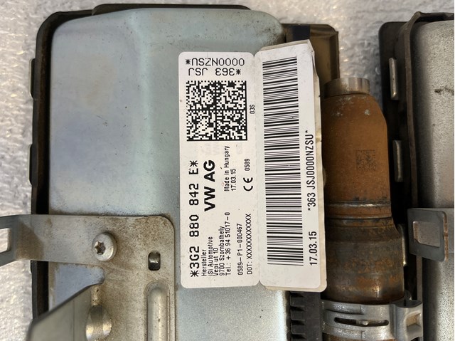 Подушка безпеки, водійська, AIRBAG, захисту колін VAG 3G2880842E