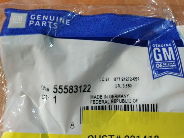 Купити 55583122 General Motors Ущільнююче кільце патрубка EGR