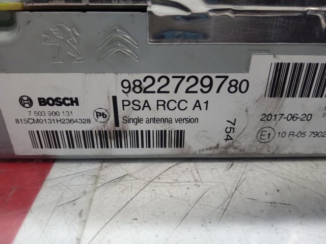 Купити 9822729780 Peugeot/Citroen 