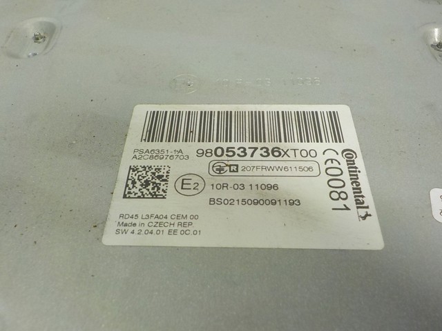Купити 98053736XT00 Peugeot/Citroen 