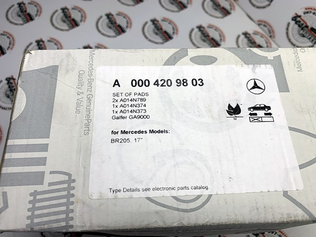  Mercedes A0004209803 ціна, від 172.53 USD