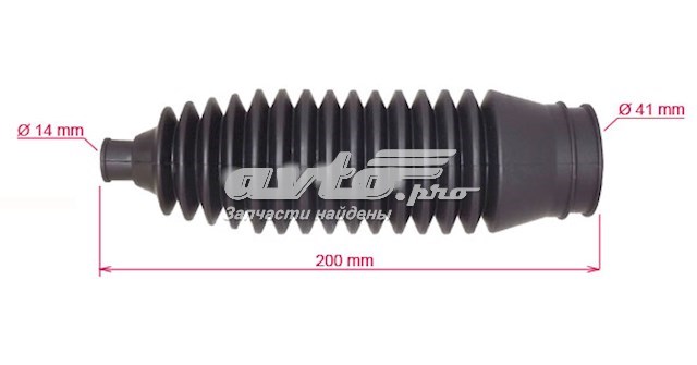 Пильник рейки MSG MT206DUSTER
