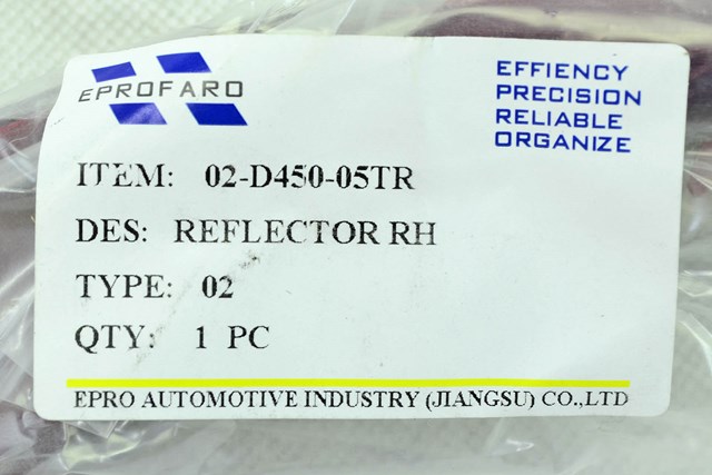 Правий катафот заднього бампера EPROFARO 00000074116 ціна, від 9.86 USD
