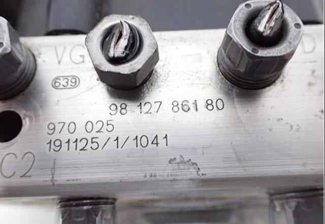 9812786180 Peugeot/Citroen Блок управління АБС (ABS)