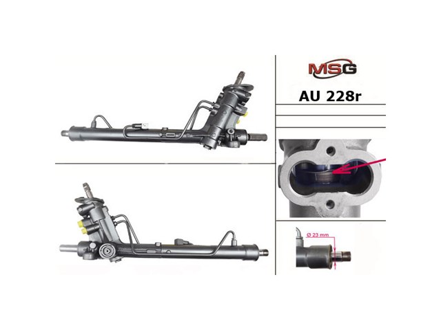 Рульова рейка AU227R MSG Rebuilding