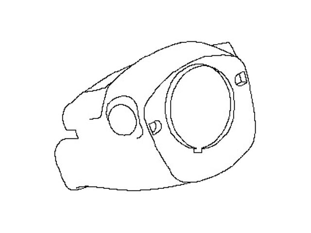 Захисний кожух кермового механізму 484701AA1B Nissan/Infiniti