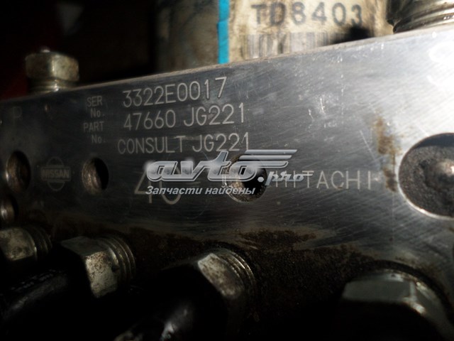 Блок АБС 47660JG221 Nissan/Infiniti