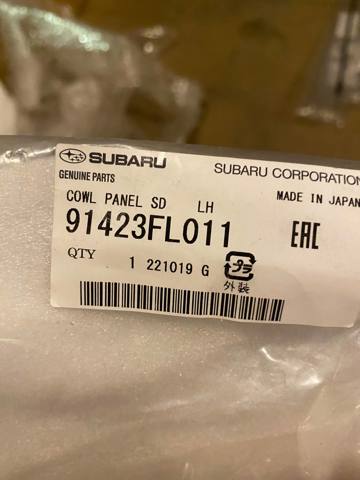 91423FL011 Subaru 
