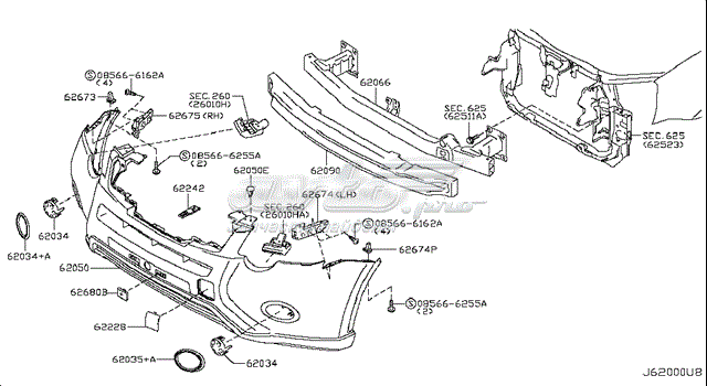  622403UB0A Nissan