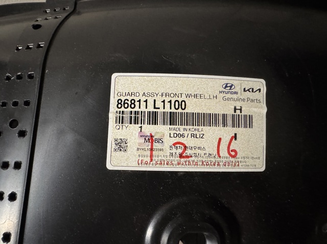 86812L1100 Hyundai/Kia 