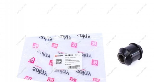 Сайлентблок амортизатора заднього Solgy 201252 ціна, від 3.17 USD