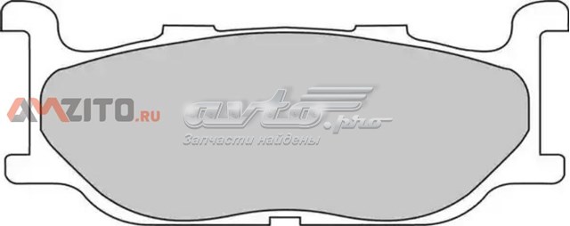 Купити FDB781P Ferodo Колодки гальмівні передні, дискові